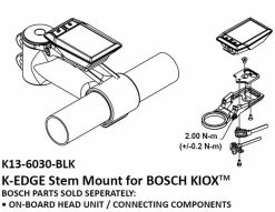 K-Edge - Support De Potence Pour écran Bosch Kiox 9 K-Edge - Support De Potence Pour écran Bosch Kiox -Velo Boutique k edge vorbau displayhalter bosch kiox montagehinweis 3840x2160