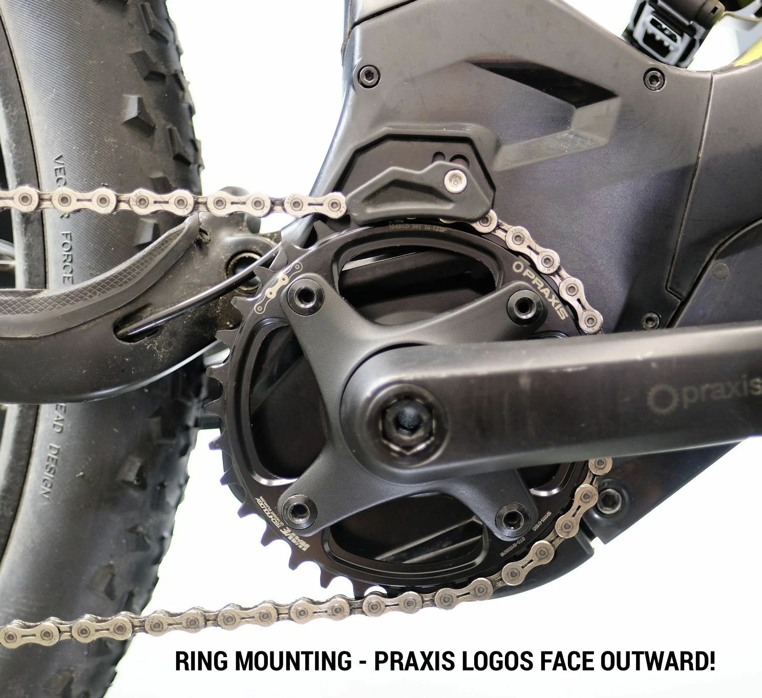 Praxis Works - Plateau VTT ERing Steel 104 Mm - Technologie Wave™ 4 Praxis Works - Plateau VTT ERing Steel 104 Mm - Technologie Wave™ – Image 2