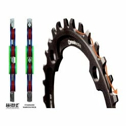 Praxis Works - Plateau VTT DM - Technologie Wave™ 104 Mm 8 Praxis Works - Plateau VTT DM - Technologie Wave™ 104 Mm -Velo Boutique praxis works plateau vtt dm 104 mm wave schema 3840x2160