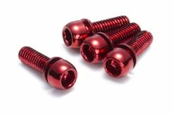 Reverse Components Reverse - Set De 4 Vis Pour étrier De Freins - M6x18mm -Velo Boutique reverse set 4 vis etrier frein m6 18 mm rouge 3840x2160