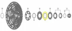 Shimano - Bague D'espacement A Pour Cassette CS-M7100
