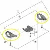 Shimano - Colliers De Fixation (gauche/droite) Pour écran SC-E6100 -Velo Boutique shimano colliers fixation ecran sc6100 3840x2160