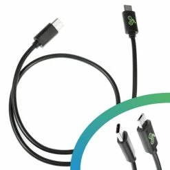 Elektrofahrrad24 Câble De Charge USB Micro A - USB C - 450 Mm Compatible Bosch