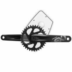 Flyer Sram - Paire De Manivelles EX1 ISIS Noir -Velo Boutique sram e e bike crank set ex1 isisis black example 2 3840x2160